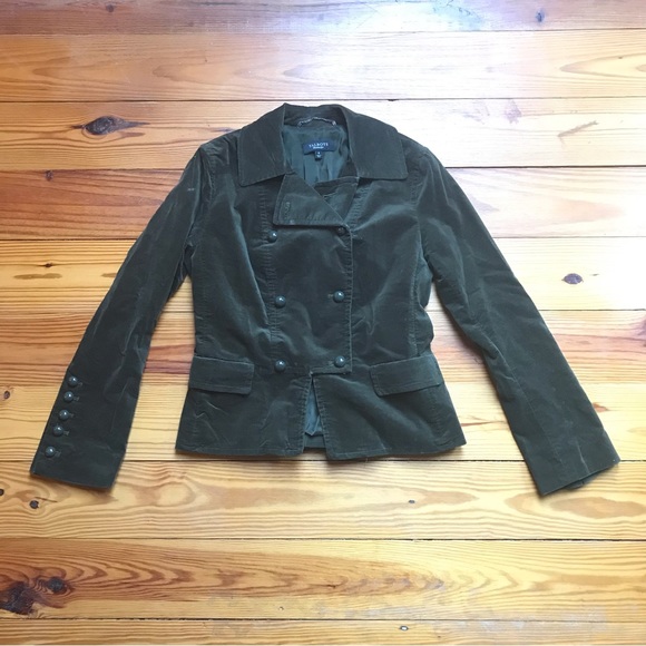 Talbots Velvet Double-Breasted Blazer, EUC, 8 - Picture 3 of 16